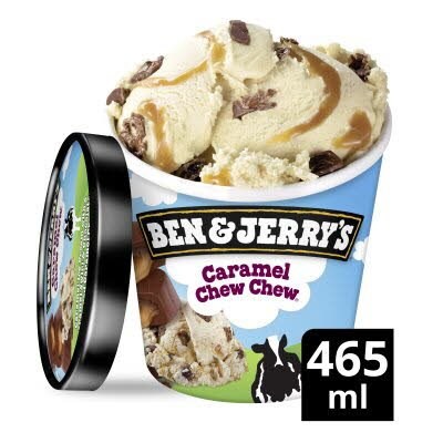 Ben & Jerry's Pint Caramel Chew Chew 8 x 465ml -