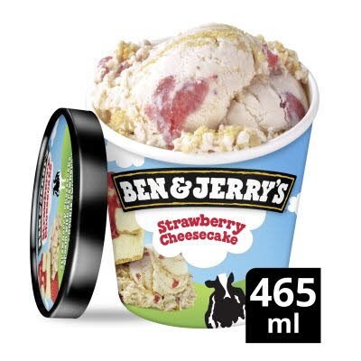 Ben & Jerry's Pint Strawberry Cheesecake 8 x 465ml -