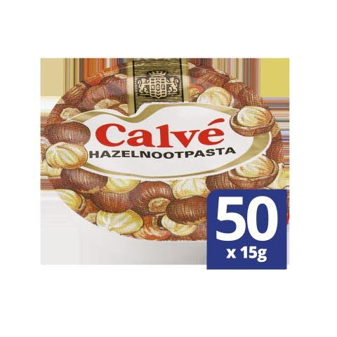 Calvé Hazelnootpasta 50x15g - 