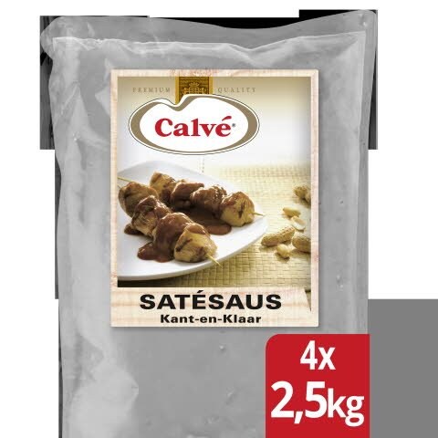 Calvé Satésaus Kant-en-Klaar 4x2,5L - 