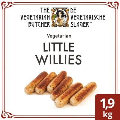 De Vegetarische Slager Little Willies Vegetarische Worstjes 1,9 kg - 