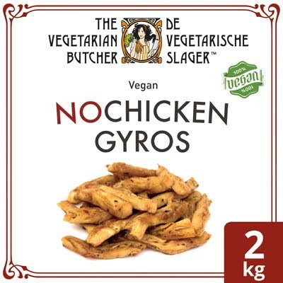 De Vegetarische Slager NoChicken Veganistische Kip-Gyros 2 kg