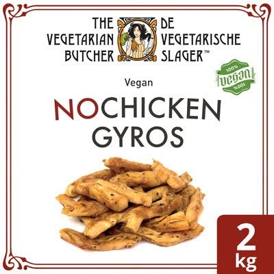 De Vegetarische Slager NoChicken Vegetarische Kip Gyros 2kg -