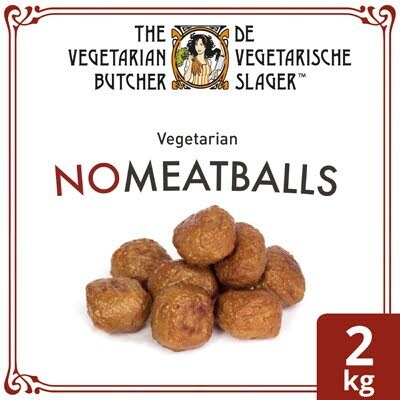 De Vegetarische Slager NoMeatball Vegetarische Gehacktbal Klein 2 kg