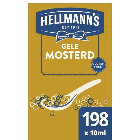 Hellmann’s Gele Mosterd portieverpakking 10 ml -