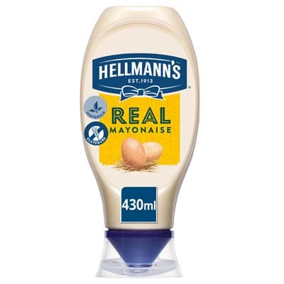 Hellmann's Real Mayonaise 430ml - Met Hellmann's op tafel weten ze dat je er verstand van hebt.