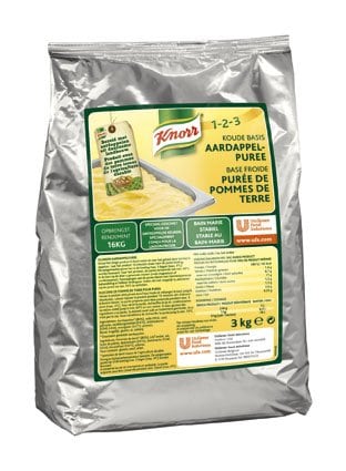 Knorr 1-2-3 Aardappelpuree Koude Basis 3kg - 