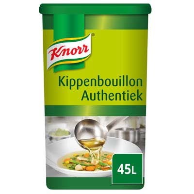 Knorr Kippenbouillon Authentiek Poeder opbrengst 45L - 