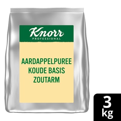 Knorr 1-2-3 Aardappelpuree Koude Basis zoutarm 3kg - 