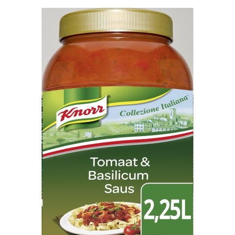 Knorr Collezione Italiana Tomaat & Basilicum Saus 2,25L - 