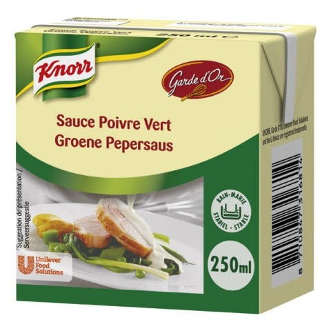 Knorr Garde d'Or Groene Pepersaus 3 x 250ml - 