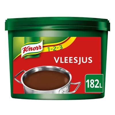Knorr 1-2-3 Vleesjus Poeder opbrengst 182L - 