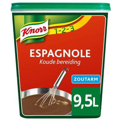 Knorr 1-2-3 Espagnole Saus Zoutarm 0,95kg - 