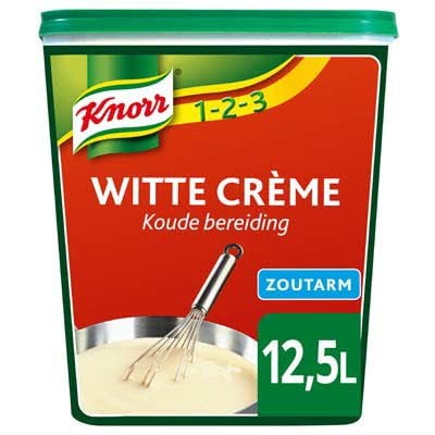 Knorr 1-2-3 Witte Crème Zoutarm 1kg - 