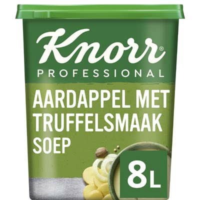Knorr Klassiek Aardappelsoep met Truffelsmaak Poeder opbrengst 8L - 