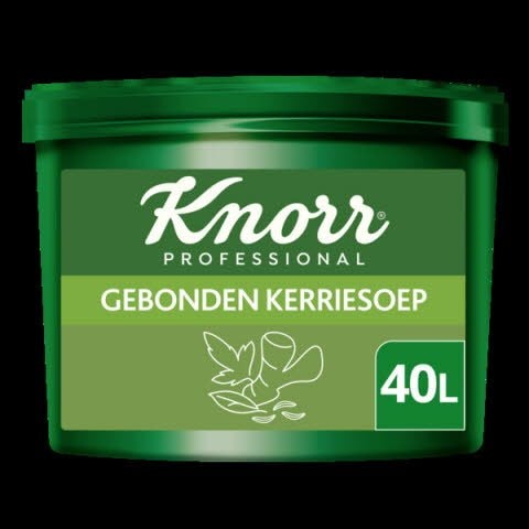 Knorr Professional Voordeel Gebonden Kerriesoep Poeder Opbrengst 40L - 