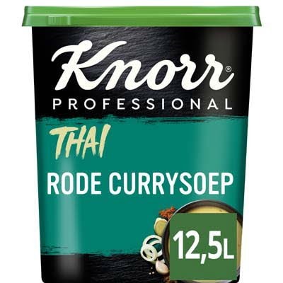 Knorr Wereld Thaise Rode Curry Soep Poeder opbrengst 12,5L - 