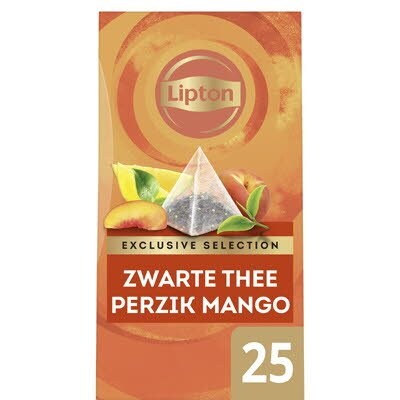 Lipton Exclusive Selection Thee Perzik Mango 25 zakjes -