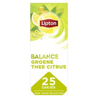 Lipton Feel Good Selection Groene Thee Citrus 25 zakjes - 