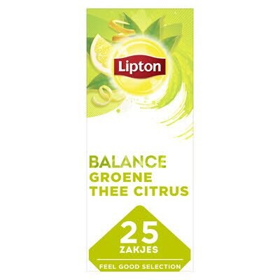 Lipton Feel Good Selection Groene Thee Citrus 25 zakjes -