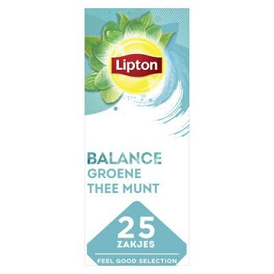 Lipton Feel Good Selection Groene Thee Munt 25 zakjes -