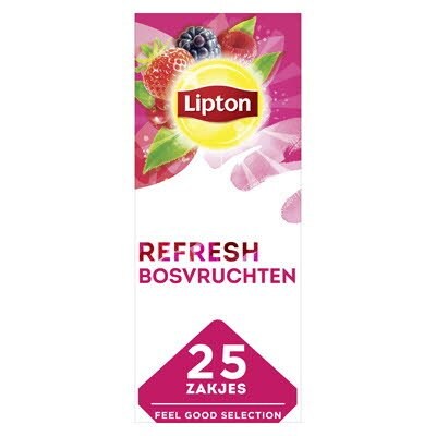 Lipton Feel Good Selection Zwarte Thee Bosvruchten 25 zakjes -