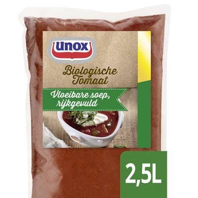 Unox Vloeibare Biologische Tomatensoep 2,5L - 