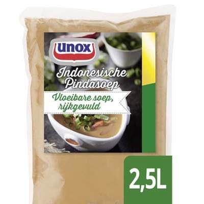 Unox Vloeibare Indonesische Pindasoep 2,5L - 