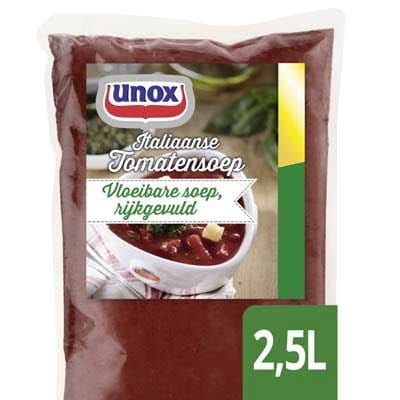 Unox Vloeibare Italiaanse Tomatensoep 2,5L - 