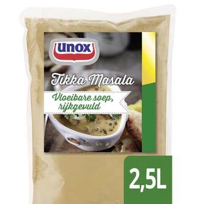 Unox Vloeibare Tikka Masala Soep 2,5L - 