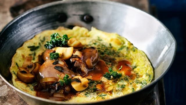 Omelet chasseur