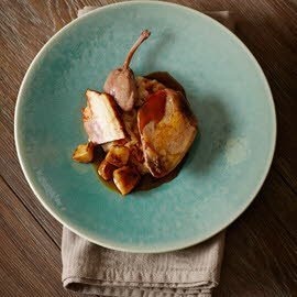 Patrijs met zuurkool stamppot en eekhoorntjesbrood