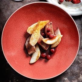 Wilde eend met witlof, peer en cranberry’s