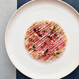 Carpaccio tonijn a la Le Garage Carpaccio tonijn a la Le Garage