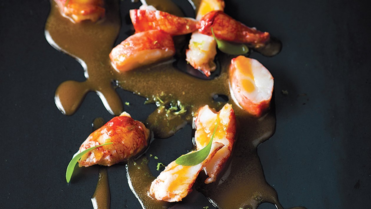 Oosterse schaaldierenjus – Recept