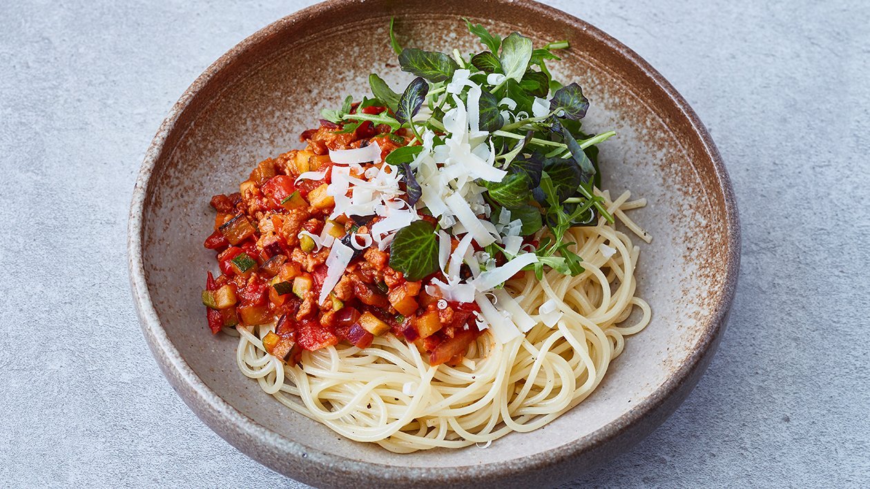 Vegetarische spaghetti – Recept