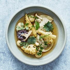 Bloemkool met miso en champignons Bloemkool met miso en champignons
