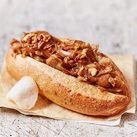 Broodje vegetarische kipsate