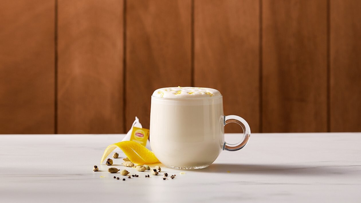 Cappuccino met citroen en Kardemom