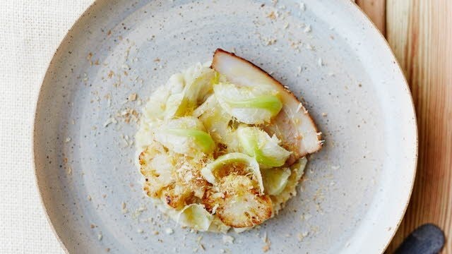 Gebakken bloemkool met zeeuws spek en citroen