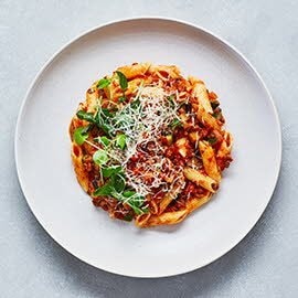 Vegetarische penne arrabbiata