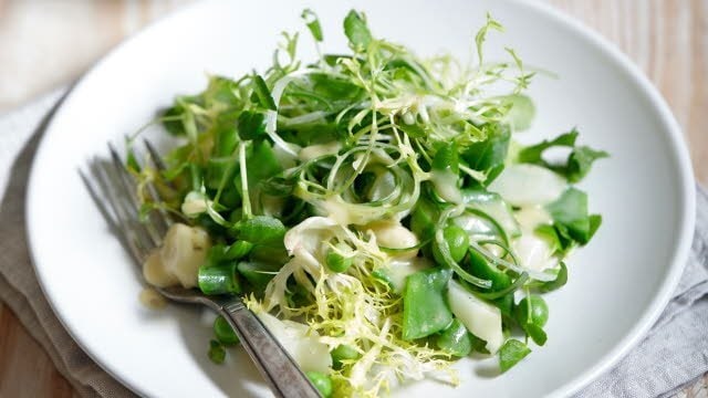 Voorjaarssalade met waterkers