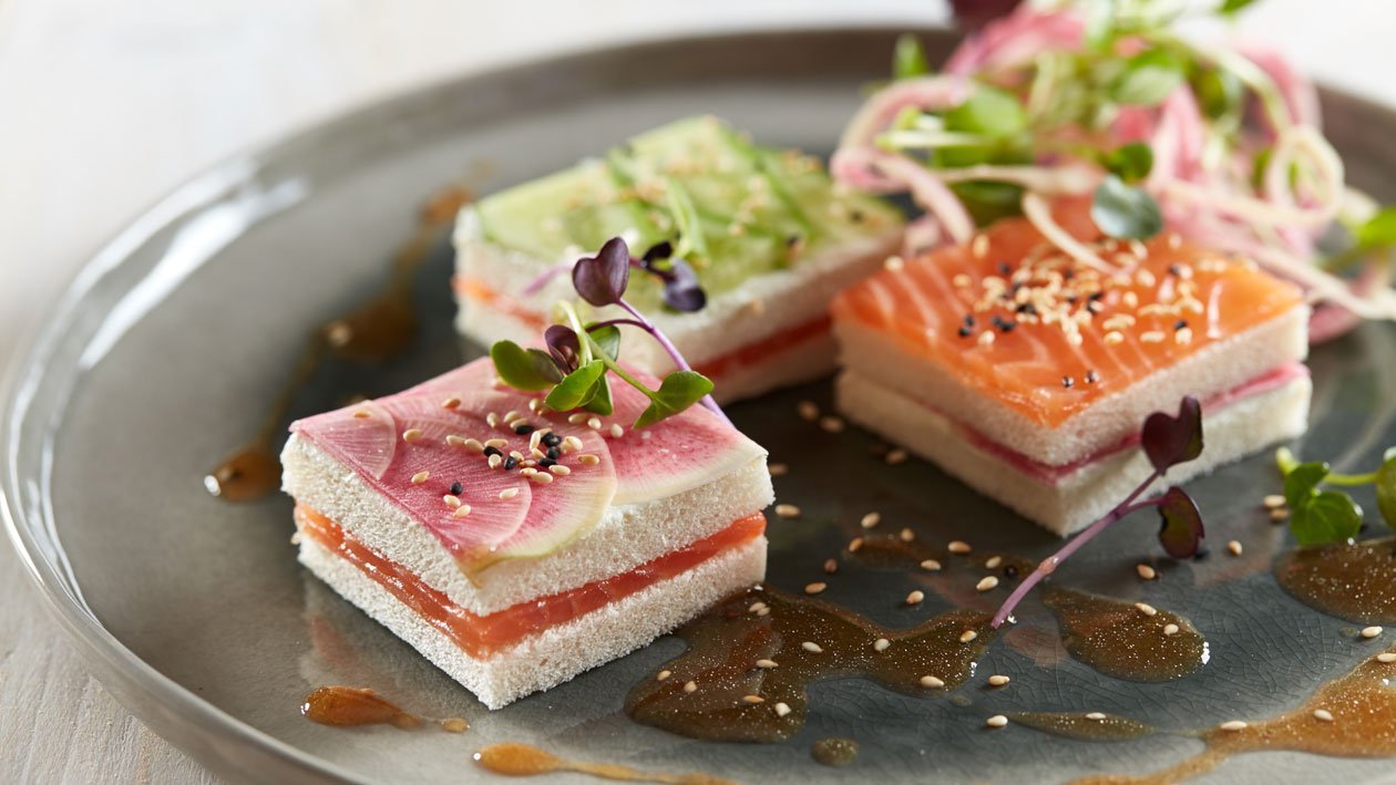 Gerookte zalm met wasabi sandwich – Recept