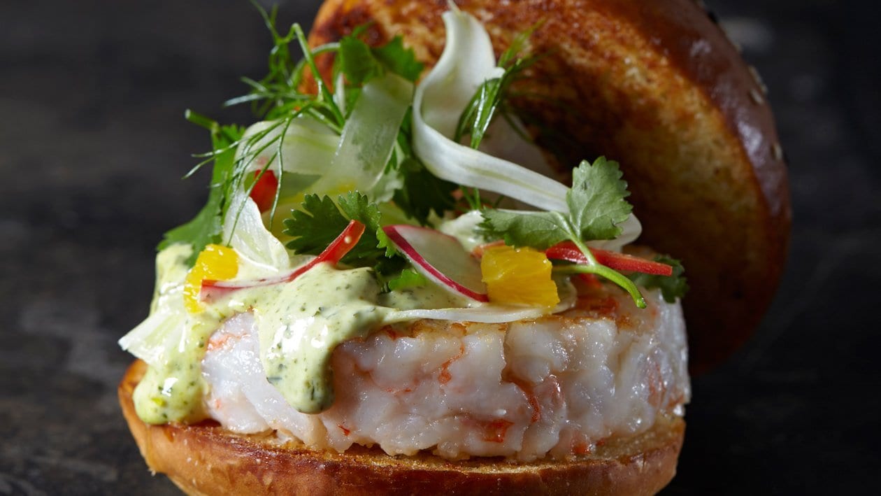 Thaise scampi burger – Recept