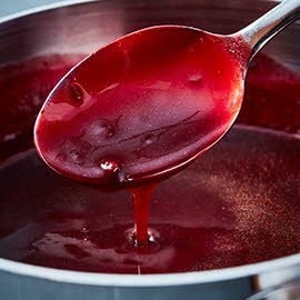 Bieten jus met hibiscus