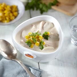 Champignonsoep met kip