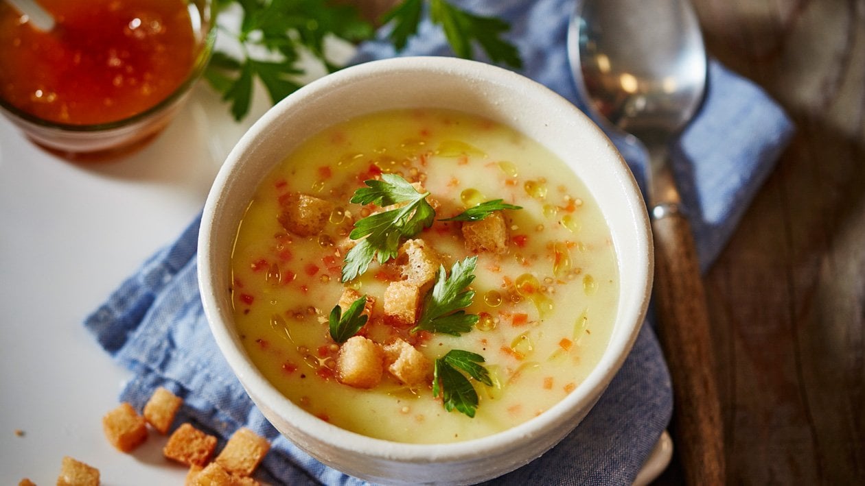 Franse mosterdsoep met bospeen & honing – Recept