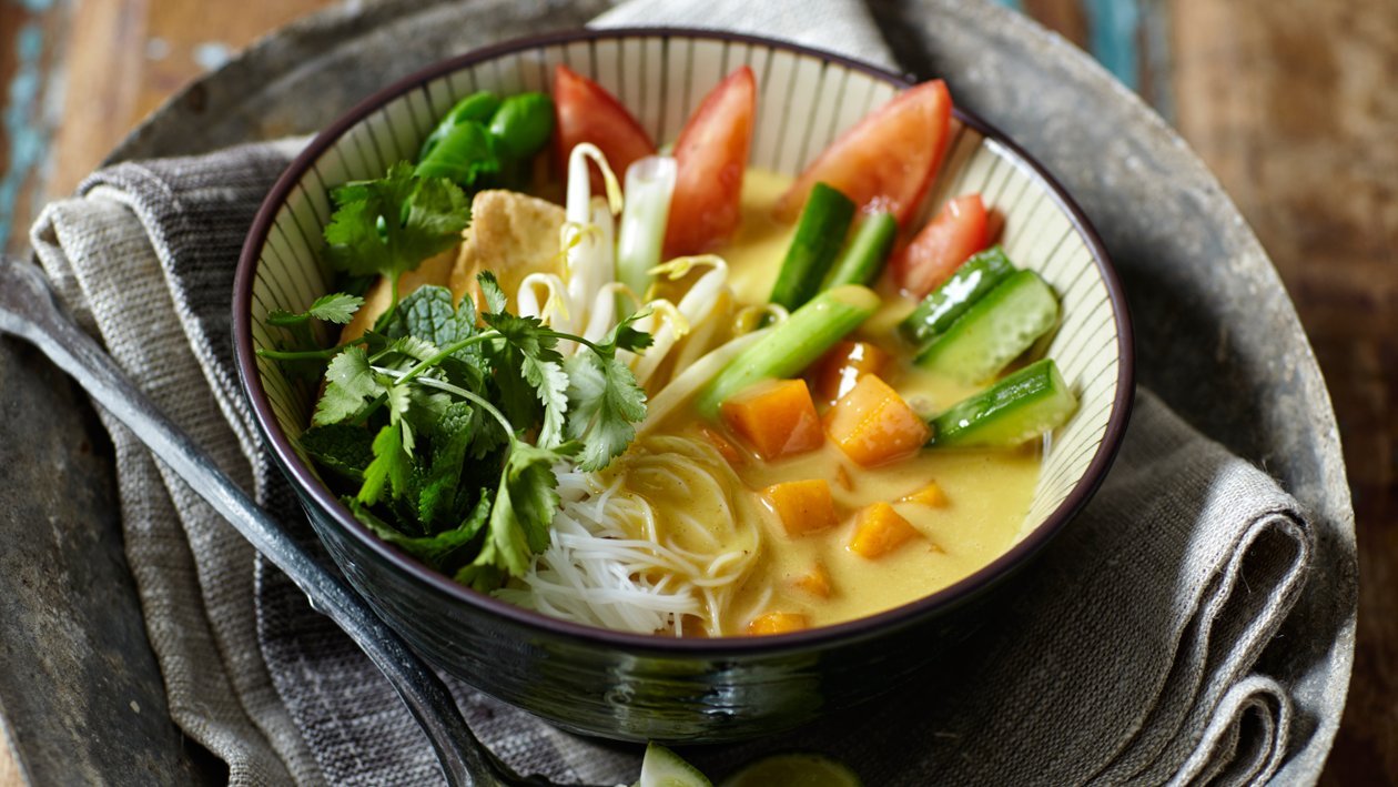 Javaanse curry groentesoep met tofu - Unox – Recept