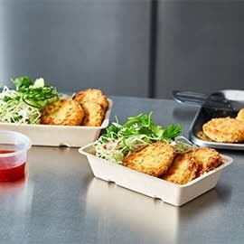 Thaise viskoekjes met zoete chilli saus (delivery)