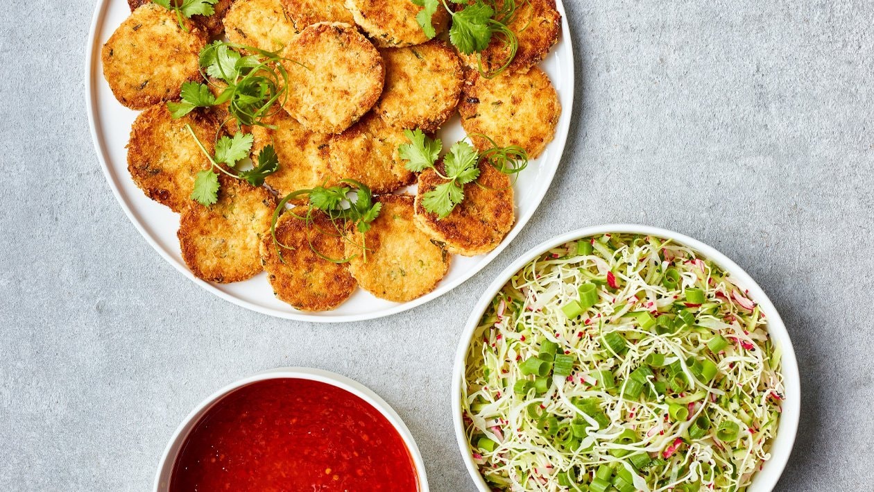 Thaise viskoekjes met zoete chilli saus (traiteurs) – Recept